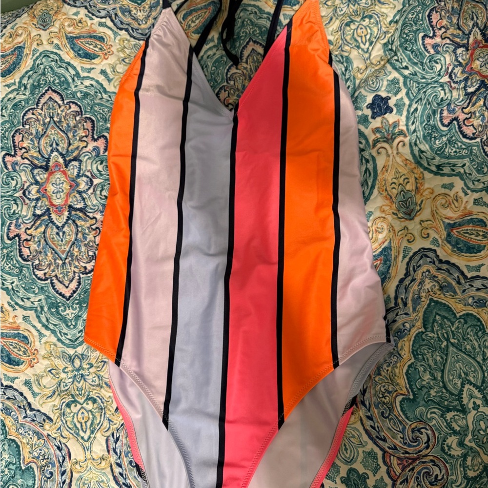Aerie Striped Multicolor Swimsuit